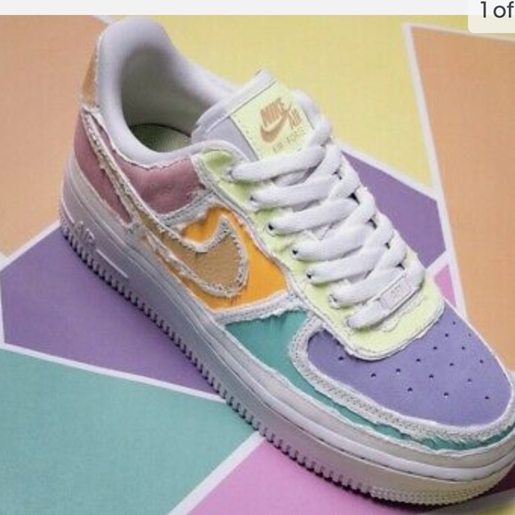 Nike | Shoes | Nike Air Force Pastel Reveal Sneaker | Poshmark